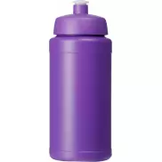 Bidon Baseline® Plus o pojemności 500 ml z wieczkiem sportowym, fioletowy
