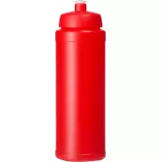 Bidon Baseline® Plus o pojemności 750 ml ze sportowym wieczkiem i uchwytem, czerwony
