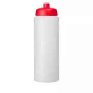 Bidon Baseline® Plus o pojemności 750 ml z wieczkiem sportowym, biały, czerwony