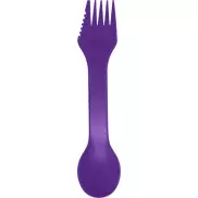 Łyżka, widelec i nóż Epsy 3 w 1, fioletowy