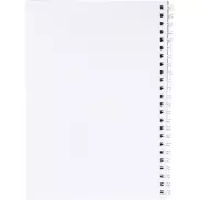 Notatnik Desk-Mate® w formacie A5 z przedziałką i okładką wykonaną z PP, 50 pages, biały