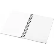bialy z biala spirala, notatnik A6 , 50 pages, biały, czarny