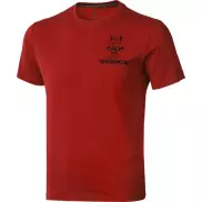 Męski t-shirt Nanaimo z krótkim rękawem, 2xl, czerwony