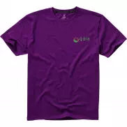 Męski t-shirt Nanaimo z krótkim rękawem, s, fioletowy