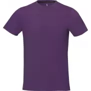 Męski t-shirt Nanaimo z krótkim rękawem, m, fioletowy