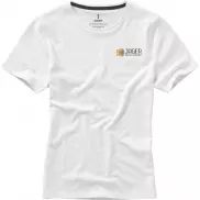Damski t-shirt Nanaimo z krótkim rękawem, m, biały
