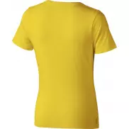 Damski t-shirt Nanaimo z krótkim rękawem, xl, żółty
