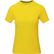 Damski t-shirt Nanaimo z krótkim rękawem, 2xl, żółty