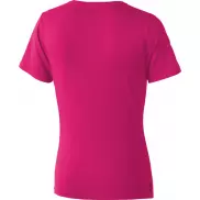 Damski t-shirt Nanaimo z krótkim rękawem, l, różowy