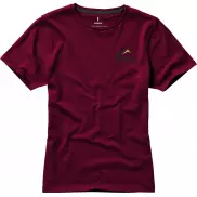 Damski t-shirt Nanaimo z krótkim rękawem, l, czerwony