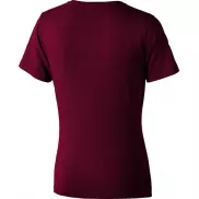 Damski t-shirt Nanaimo z krótkim rękawem, xl, czerwony