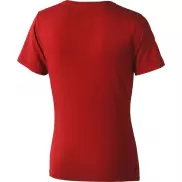 Damski t-shirt Nanaimo z krótkim rękawem, xl, czerwony