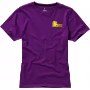 Damski t-shirt Nanaimo z krótkim rękawem, l, fioletowy
