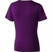 Damski t-shirt Nanaimo z krótkim rękawem, 2xl, fioletowy