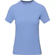 Damski t-shirt Nanaimo z krótkim rękawem, l, niebieski