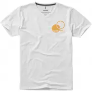 Męski T-shirt organiczny Kawartha z krótkim rękawem, s, biały