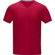 Męski T-shirt organiczny Kawartha z krótkim rękawem, xl, czerwony