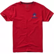 Męski T-shirt organiczny Kawartha z krótkim rękawem, 2xl, czerwony