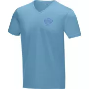 Męski T-shirt organiczny Kawartha z krótkim rękawem, xs, niebieski