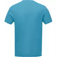 Męski T-shirt organiczny Kawartha z krótkim rękawem, s, niebieski