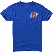 Męski T-shirt organiczny Kawartha z krótkim rękawem, 3xl, niebieski