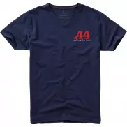 Męski T-shirt organiczny Kawartha z krótkim rękawem, m, niebieski