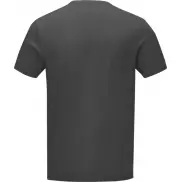 Męski T-shirt organiczny Kawartha z krótkim rękawem, s, szary