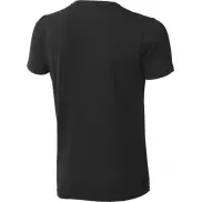 Męski T-shirt organiczny Kawartha z krótkim rękawem, xs, czarny