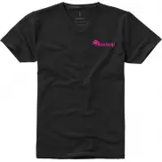 Męski T-shirt organiczny Kawartha z krótkim rękawem, m, czarny