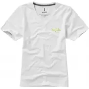Damski T-shirt organiczny Kawartha z krótkim rękawem, 2xl, biały