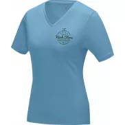 Damski T-shirt organiczny Kawartha z krótkim rękawem, s, niebieski