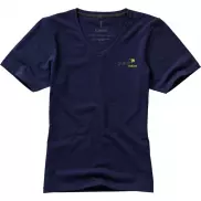 Damski T-shirt organiczny Kawartha z krótkim rękawem, xs, niebieski