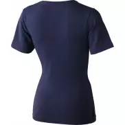 Damski T-shirt organiczny Kawartha z krótkim rękawem, xl, niebieski