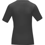 Damski T-shirt organiczny Kawartha z krótkim rękawem, s, szary