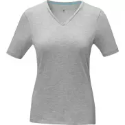 Damski T-shirt organiczny Kawartha z krótkim rękawem, xs, szary
