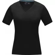 Damski T-shirt organiczny Kawartha z krótkim rękawem, s, czarny
