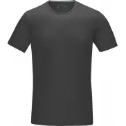 Męski organiczny t-shirt Balfour, l, szary