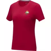 Damski organiczny t-shirt Balfour, m, czerwony