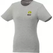 Damski organiczny t-shirt Balfour, l, szary