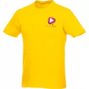 Męski T-shirt z krótkim rękawem Heros, xl, żółty