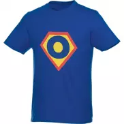 Męski T-shirt z krótkim rękawem Heros, xl, niebieski