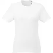 T-shirt damski z krótkim rękawem Heros, l, biały