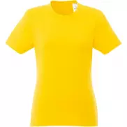 T-shirt damski z krótkim rękawem Heros, l, żółty
