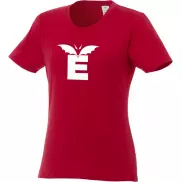 T-shirt damski z krótkim rękawem Heros, 2xl, czerwony