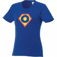 T-shirt damski z krótkim rękawem Heros, 2xl, niebieski