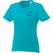 T-shirt damski z krótkim rękawem Heros, xl, niebieski