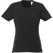 T-shirt damski z krótkim rękawem Heros, 2xl, czarny