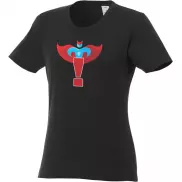 T-shirt damski z krótkim rękawem Heros, 4xl, czarny