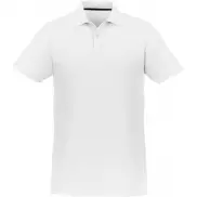 Helios - koszulka męska polo z krótkim rękawem, 5xl, biały