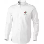 Męska koszula Vaillant z tkaniny Oxford z długim rękawem, xs, biały